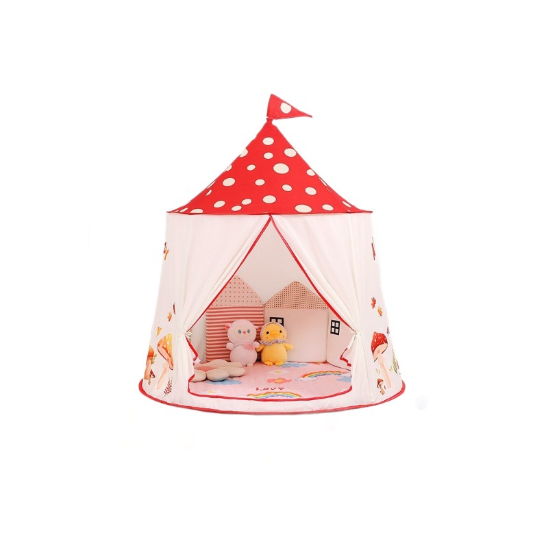 New Kidsren's Indoor Small Tent Girl Princess Game Mushroom House Home Yurt Baby Toy Small House