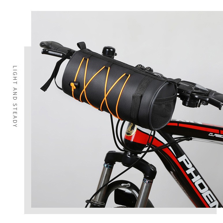 Cylindrical Front Bag Bicycle Bag Mountain Bike Road Bike Multi-functional Waterproof Front Beam Bag Upper Tube Bag Cycling Equipment