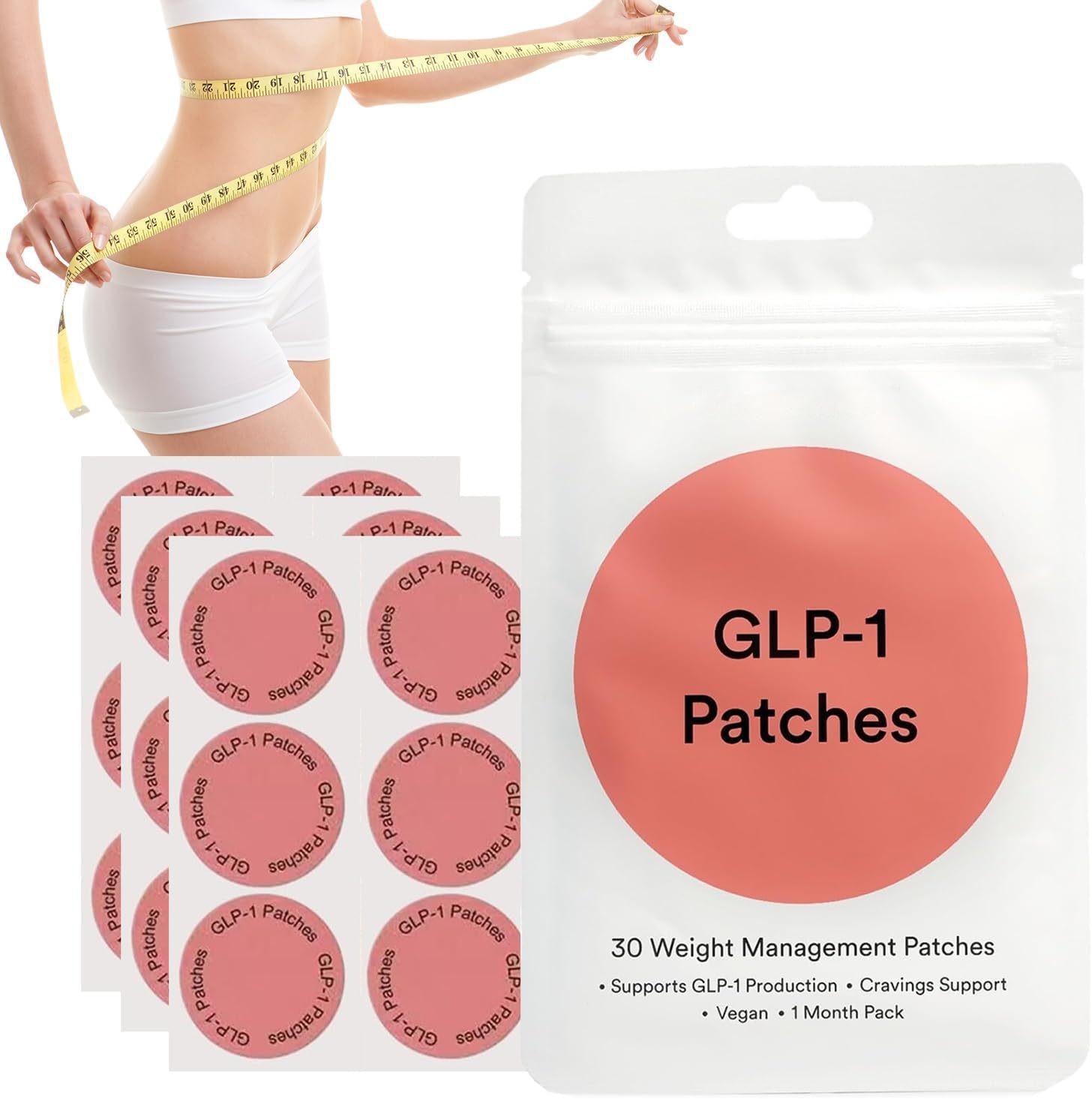 Temu/Tk Cross-Border Popular Lazy Patch Glp-1 Body Patch for Shaping the Figure, Firming Skin Management Patch