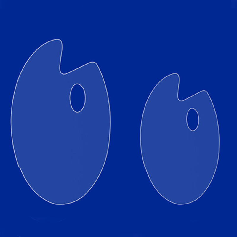 Cross-border transparent acrylic palette art students special oil painting stick pigment palette gouache palette wholesale