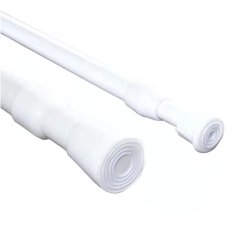No Punching Telescopic Rod Towel Rod Wardrobe Rod Curtain Rod Retractable Rod Thin Rod Clothes Drying Rod Small Pipe Diameter Strong Load-Bearing