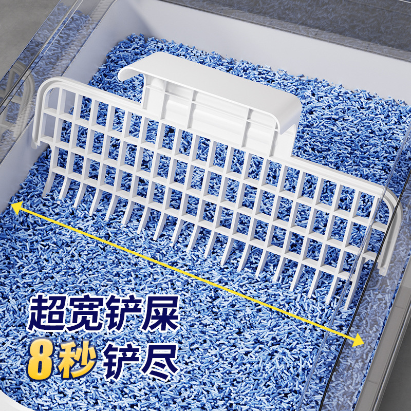 Cat Litter Box Semi-Enclosed Extra Large Anti-Odor Cat Toilet Pet Supplies Anti-Splash Extra Large Cat Litter Box Wholesale