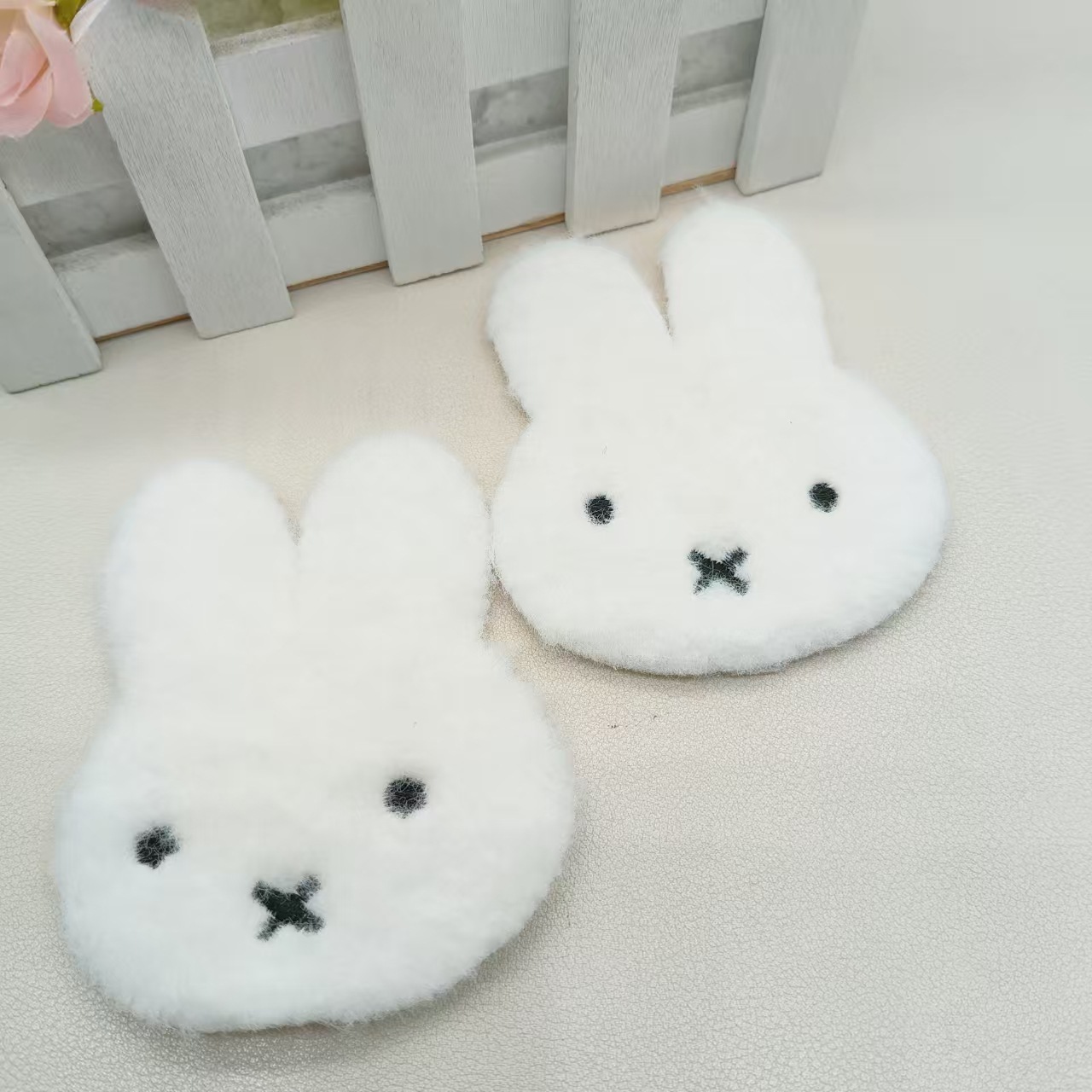 Sweet Kitty Bangs Stickers, Cute Girl Marshmallow Cat Hair Stickers, Velcro Stickers, Traceless Hair Accessories, Finishing Artifact