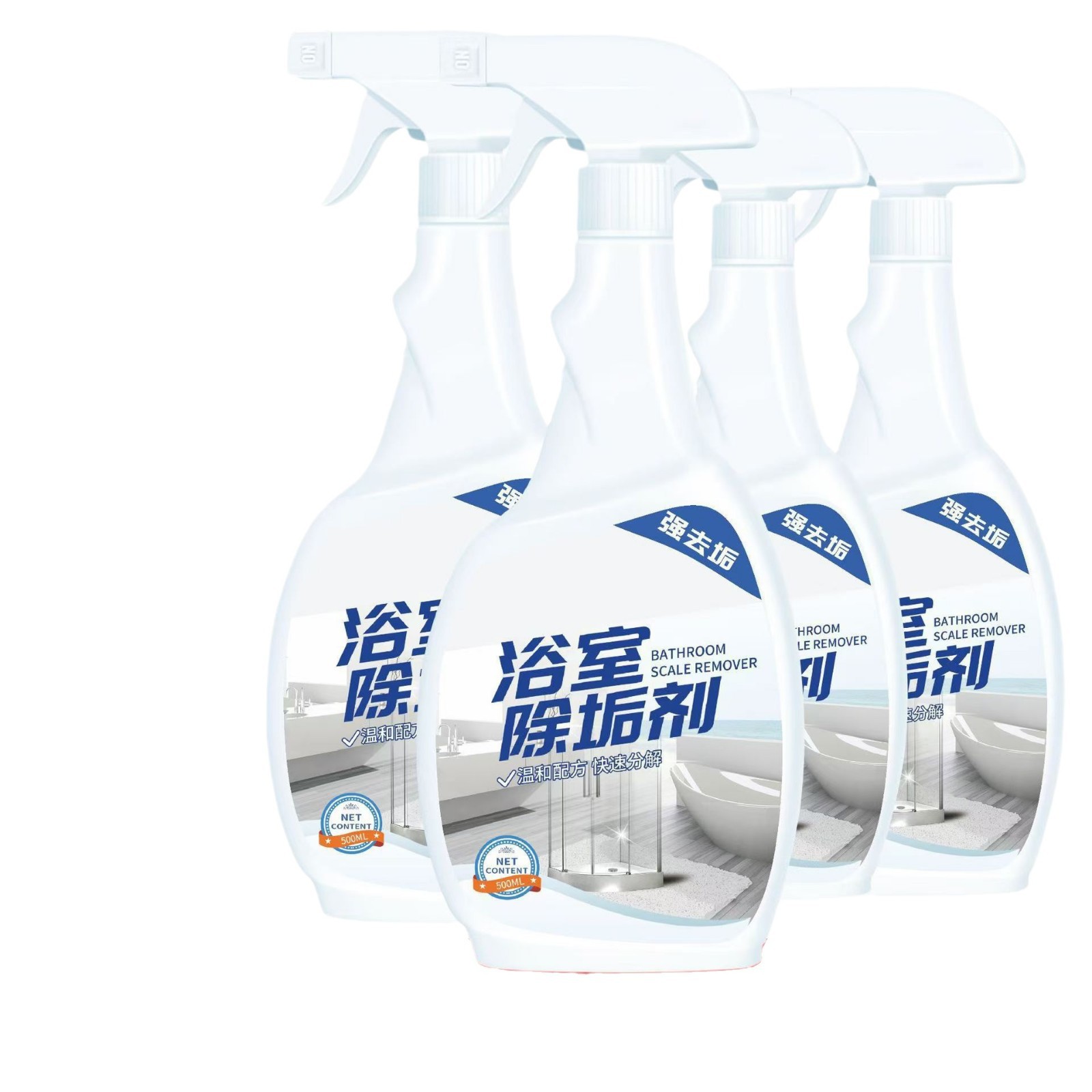 Factory Bathroom Descaler, Toilet Water Stain Cleaner, Stubborn Water Mark Soap Scale Cleaner, Toilet Cleaning Liquid, Toilet Cleaner