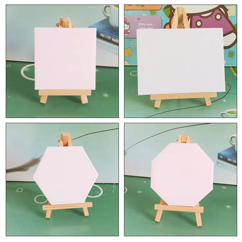 Мини рамка для масляной живописи, деревянная, акриловая, пустая, для рисования, набор мольбертов оптом