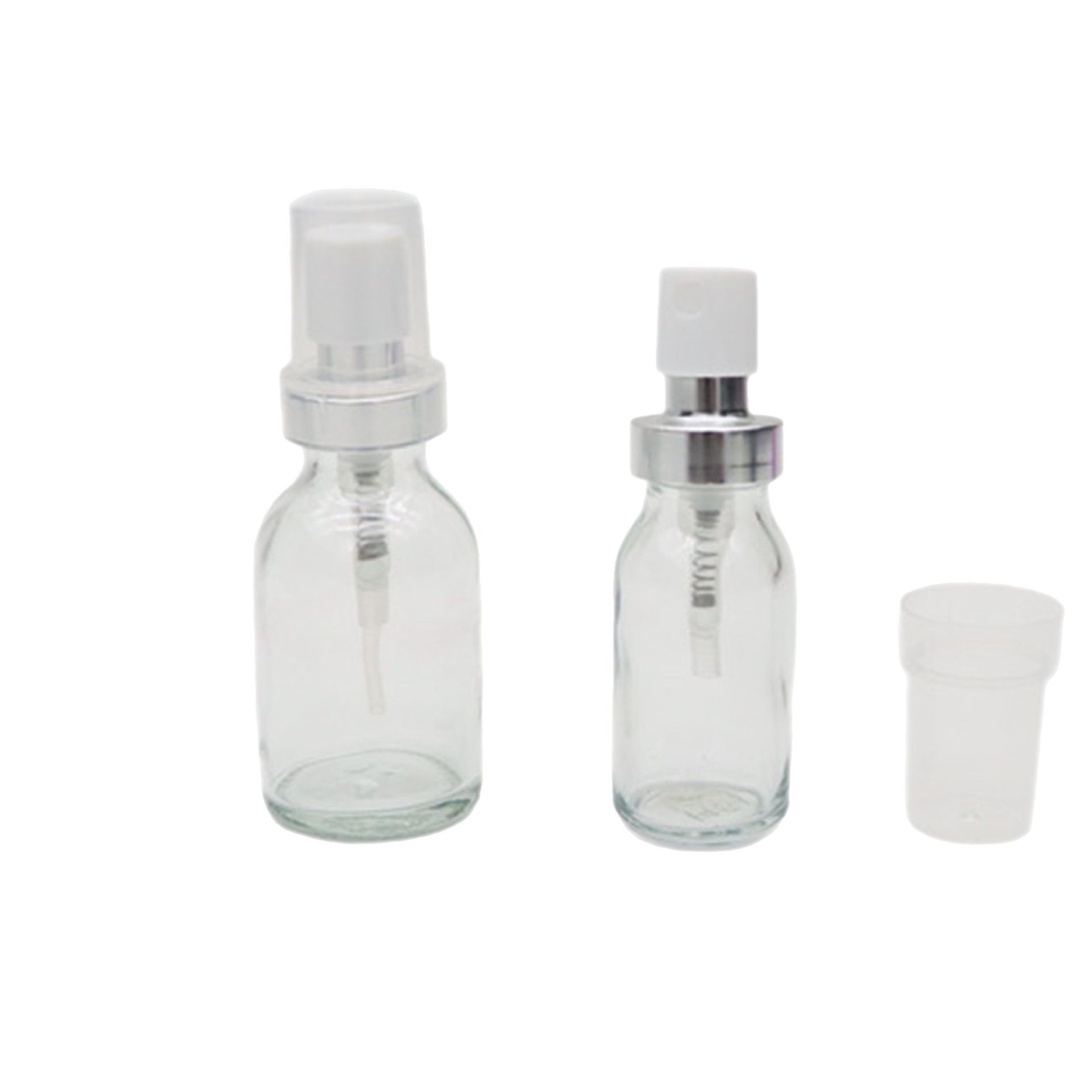 In Stock 10Ml-30Ml Brown Transparent Vial Freeze-Dried Powder Hyaluronic Acid Bottle Sample Dispensing Bottle Essence Moisturizing