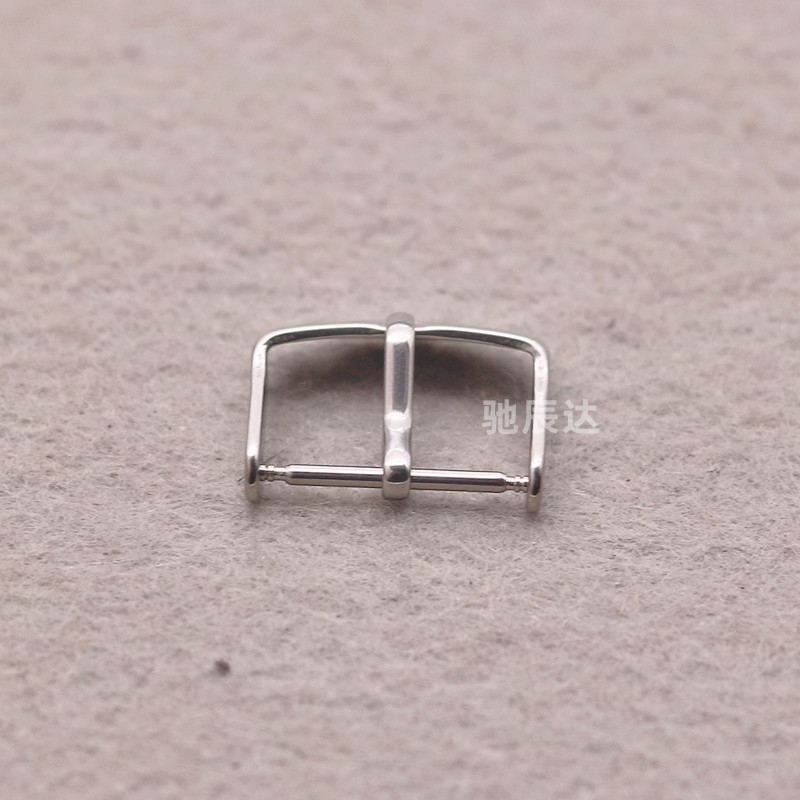 Classic Curved Pin Buckle Buckle Stainless Steel Pin Buckle Earth Buckle KX Watch Accessories Leather Watch Buckle 18mm