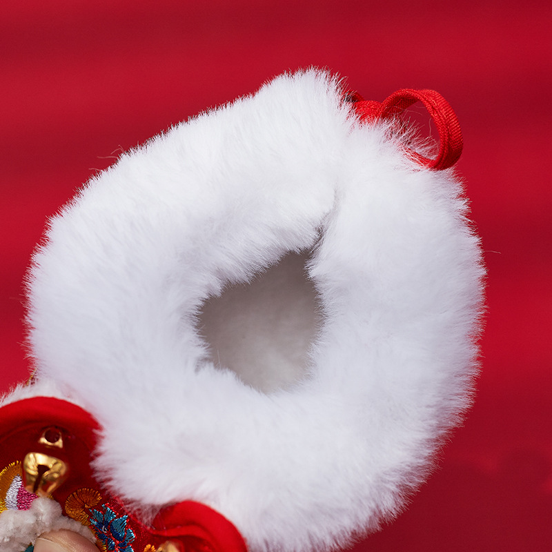 Tiger toe shoes baby one month old one hundred days old soft sole shoes baby dragon shoes embroidered cotton shoes autumn and winter HTX091