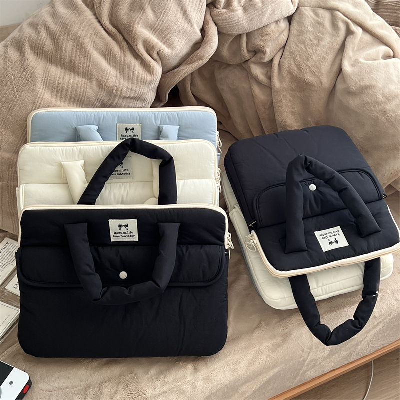 South Korea new te **um shockproof 11/13/15 inch ipad liner bag cute laptop storage