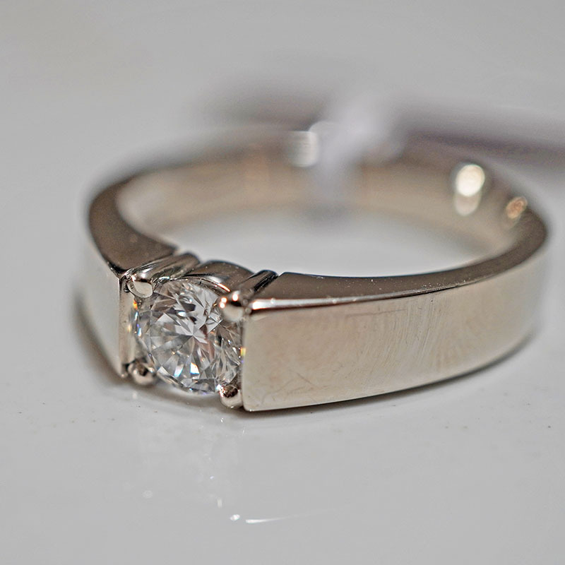 Pt950 Platinum Cultivated Diamond Ring Men's Atmosphere Casual Niche Wedding Proposal Engagement