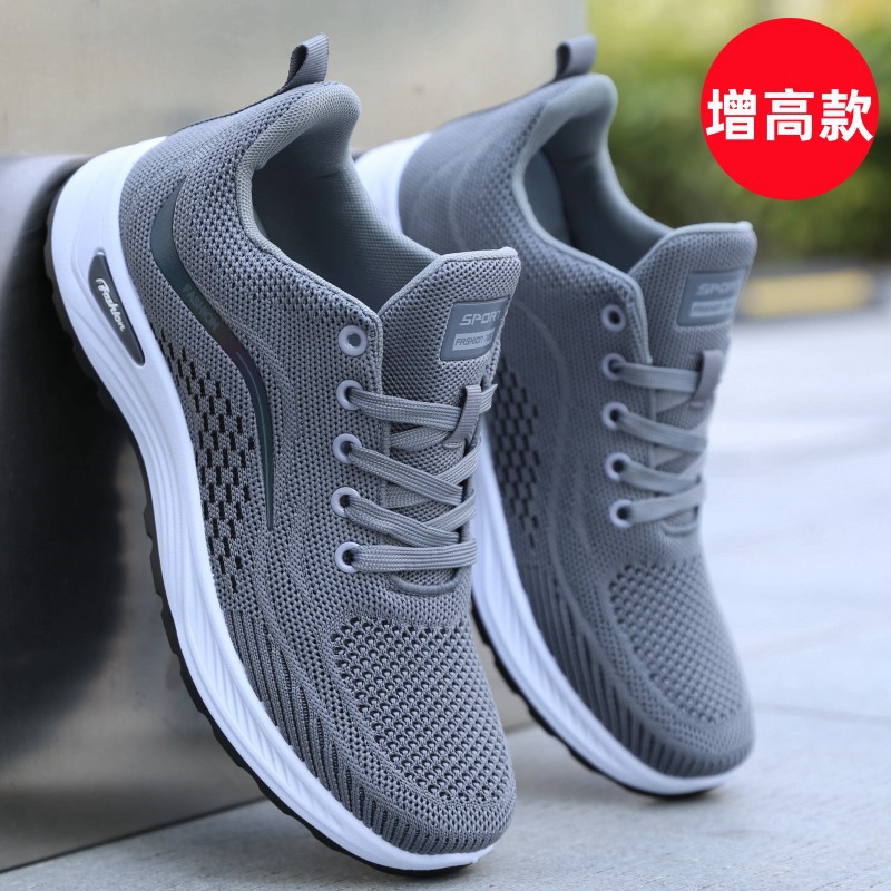Summer Walking Shoes Men's Soft Sole Light sneaker Middle-aged and Elderly Running Shoes Mesh Breathable Deodorant Non-slip Casual Shoes