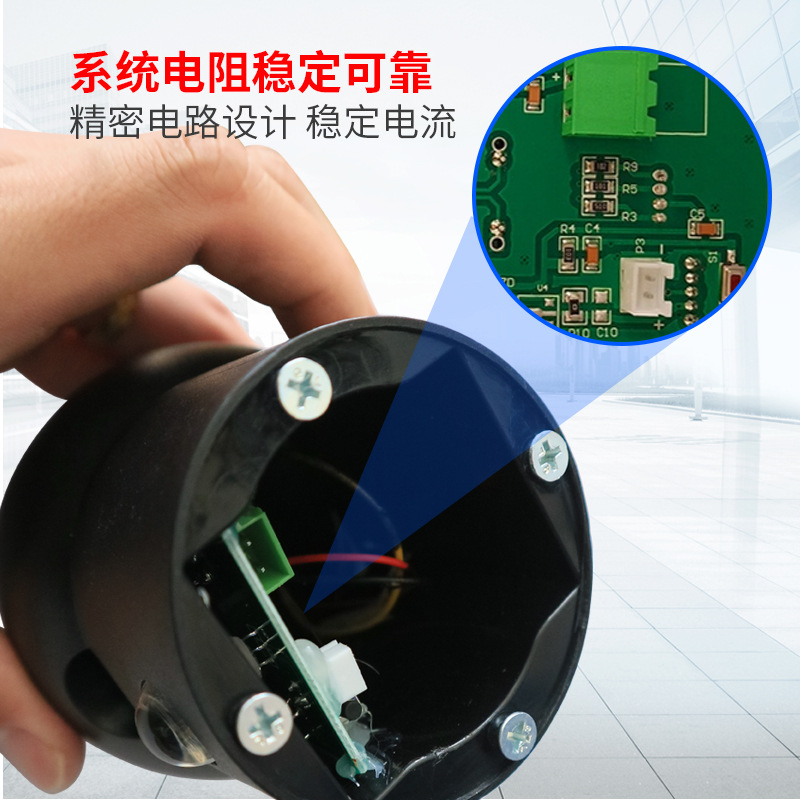 Human body electrostatic discharge ball eliminator industrial explosion-proof electrostatic releaser intelligent sound and light alarm ball Head Battery