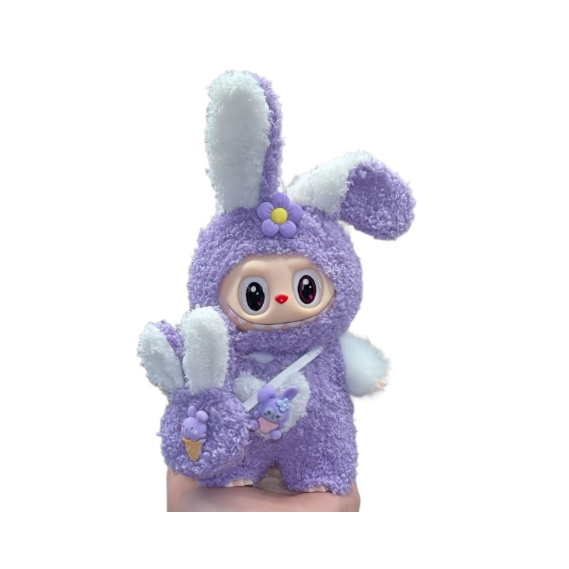 Suitable for Labubu Doll Clothes, Labubu Plush Clothes, Sitting Party, First, Second and Third Generation Replacement Christmas and Halloween Suits