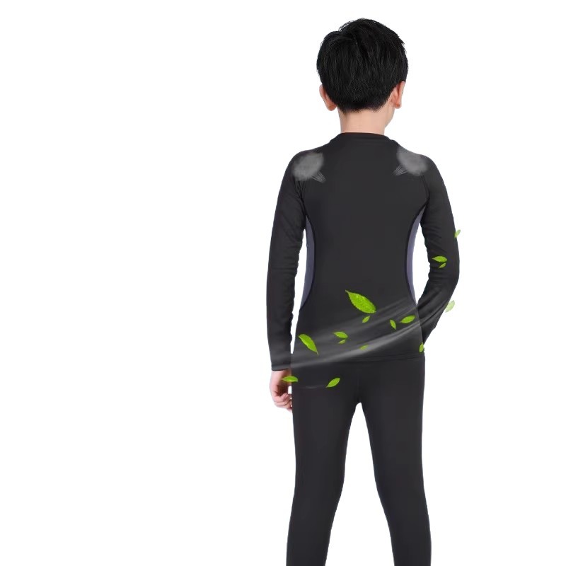 Children's Quick-Drying Clothing Training Clothing Sports Suit Boys Basketball Bodysuit Football Leggings Spring Fitness Fitness