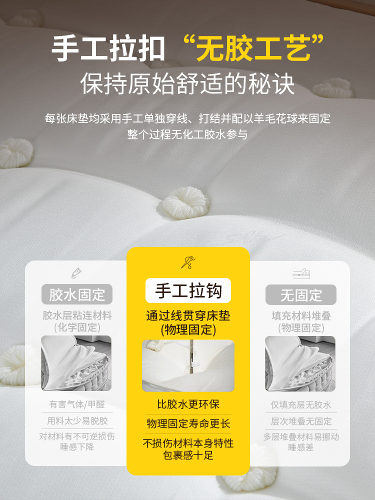 Кашемировый матрас из конского волоса Yuanmeng, не мешающий, полностью раздельный массаж, матрас для сна мечты