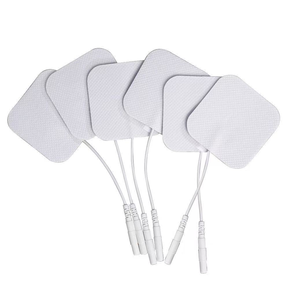 Factory Direct Supply Electrode 2.0 Silicone 5*5mm Massage Patch Medium and Low Frequency Rehabilitation Physiotherapy Accessories Electrode Patch