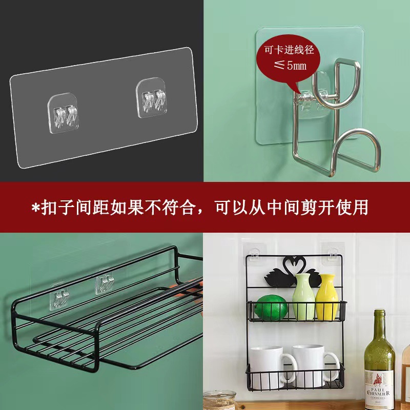 Acrylic Sheet Wholesale Plastic Strong Adhesive Load-Bearing Adhesive Bathroom Shelf Accessories Patch Multi-Functional Storage