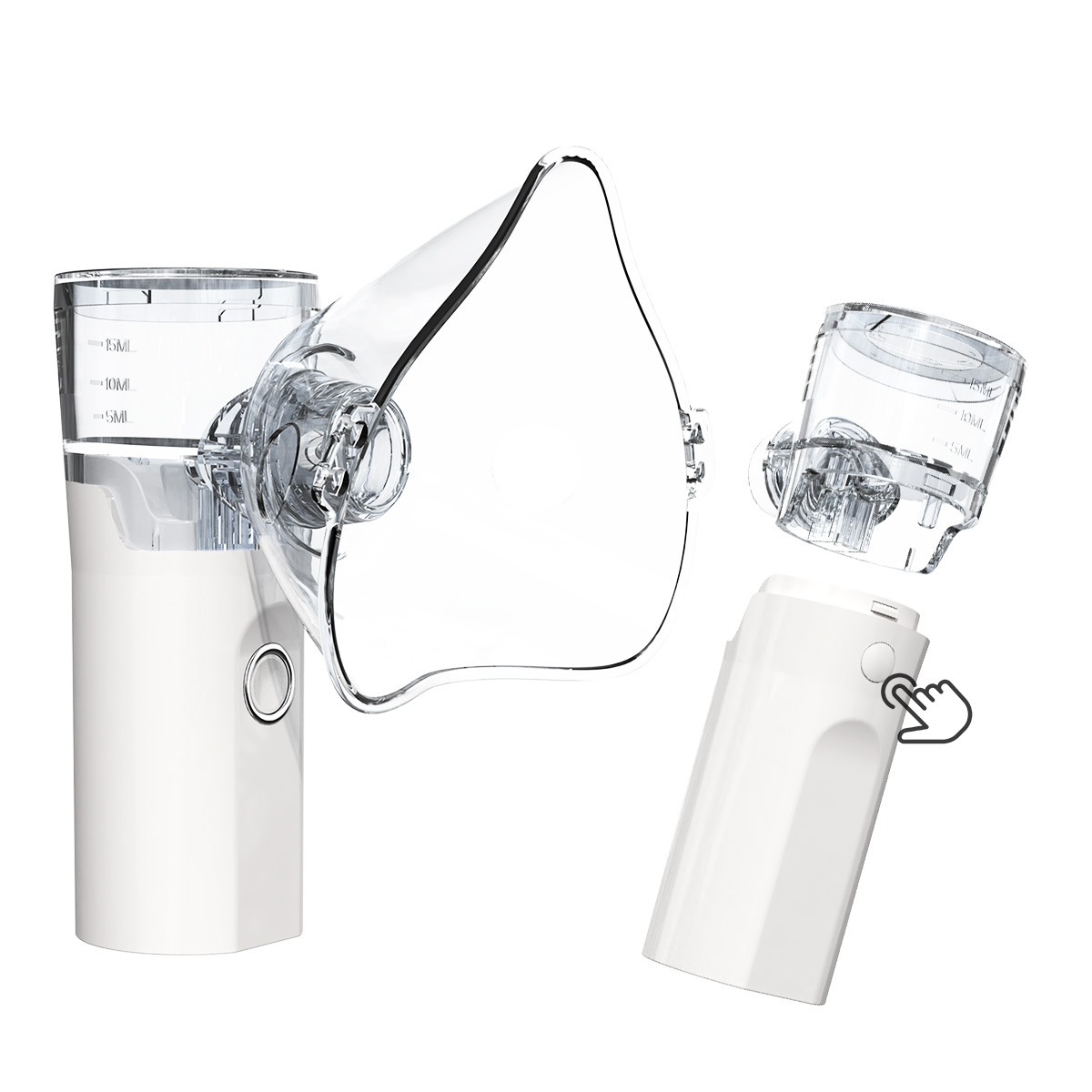 2024Mini New Atomizer Household Handheld Atomizer Portable Medical Micro Mesh Atomizer Silent Foreign Trade