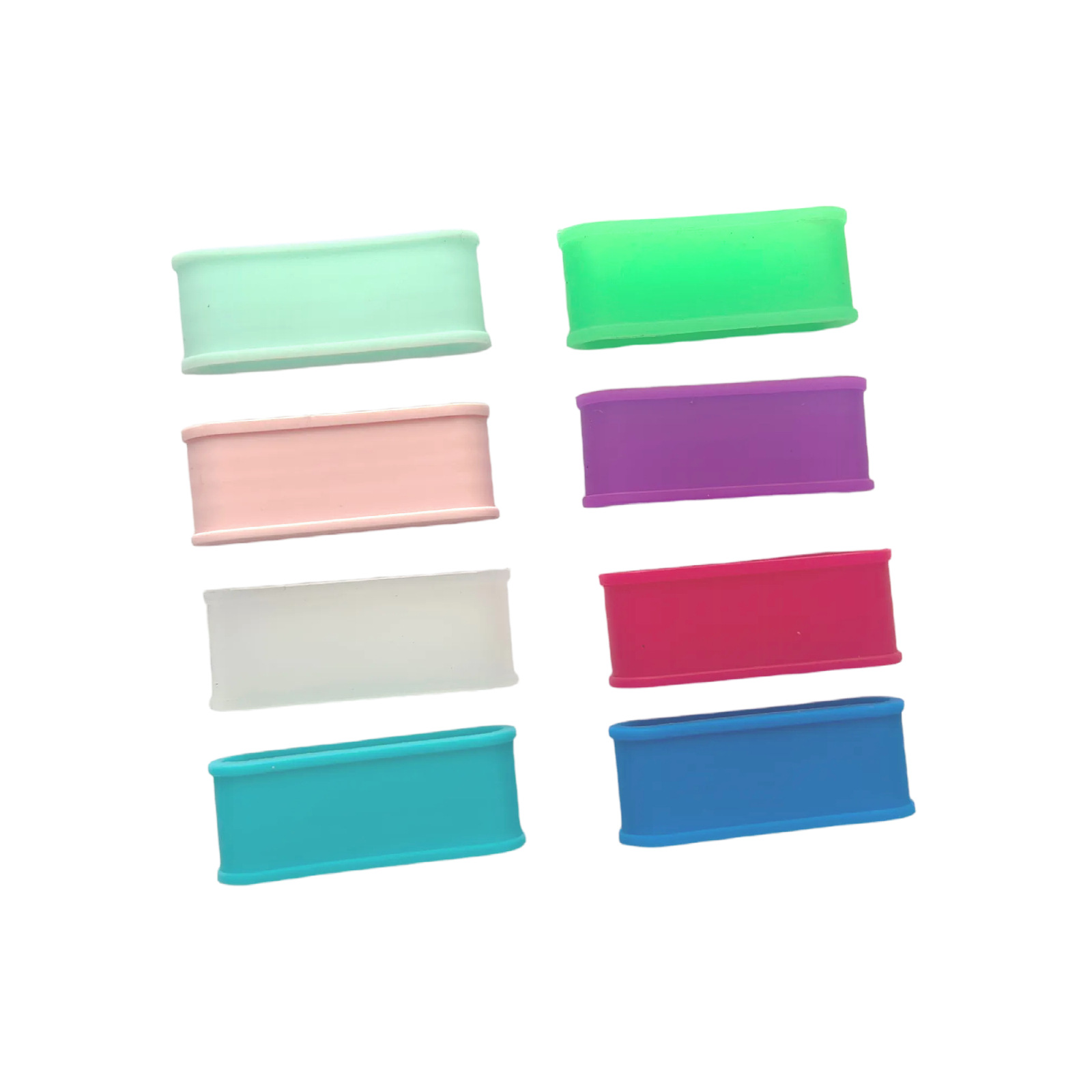 Jelly Color Pickleball Silicone Tennis Racket Sealing Rubber Ring Hand Glue Sweat-Absorbent Band Fixed Rubber Ring Elastic