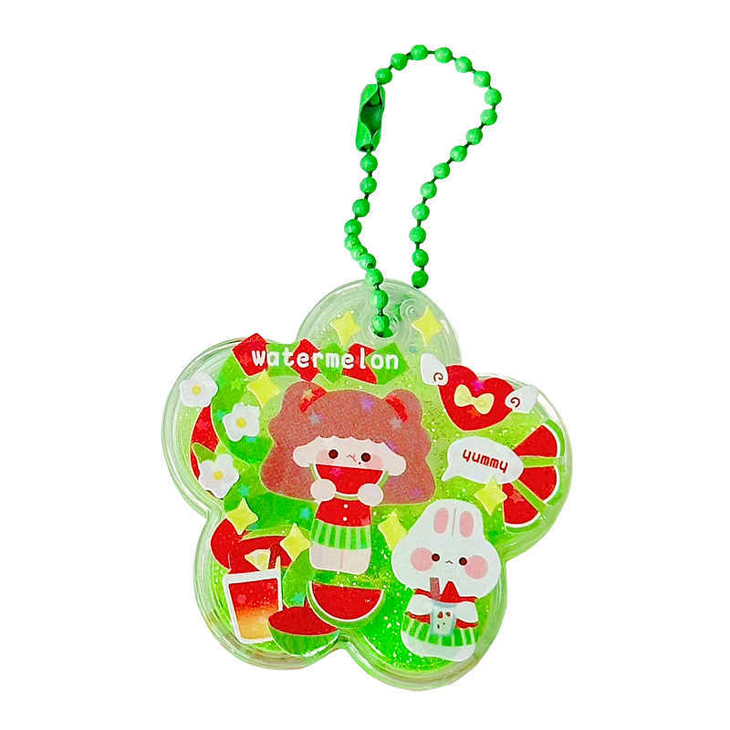 Dream quicksand goo card suit cream glue special-shaped quicksand goo card brick pendant ancient card brick keychain diy