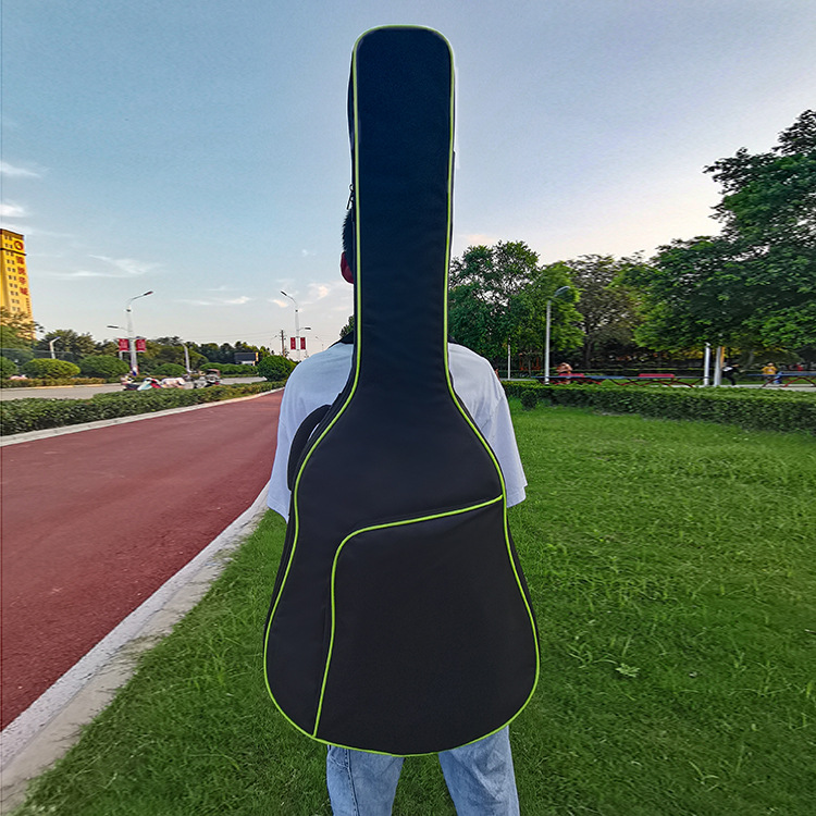 Утолщенная сумка для гитары 12mm 36/38/41 дюймов водонепроницаемая сумка для акустической гитары