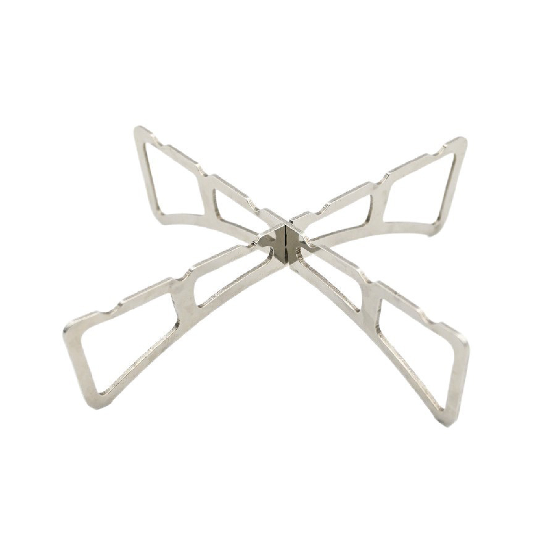 Camping Folding Cross Steaming Rack Kitchen Reversible Pot Rack Steaming Rack Multi-Functional Water-Proof and Heat-Insulating Support Rack