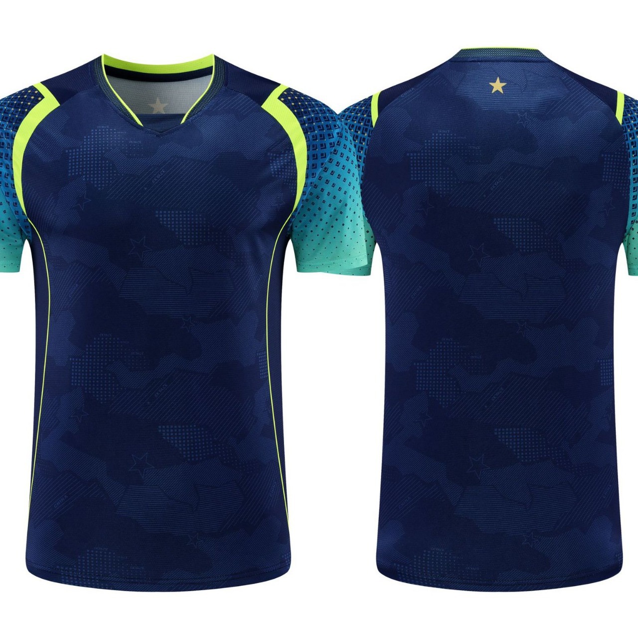 Busan Chinese Team Table Tennis Suit Men's and Women's Children's Short-sleeved Competition Suit Competition Suit Quick-drying Jersey Family Suit Printing