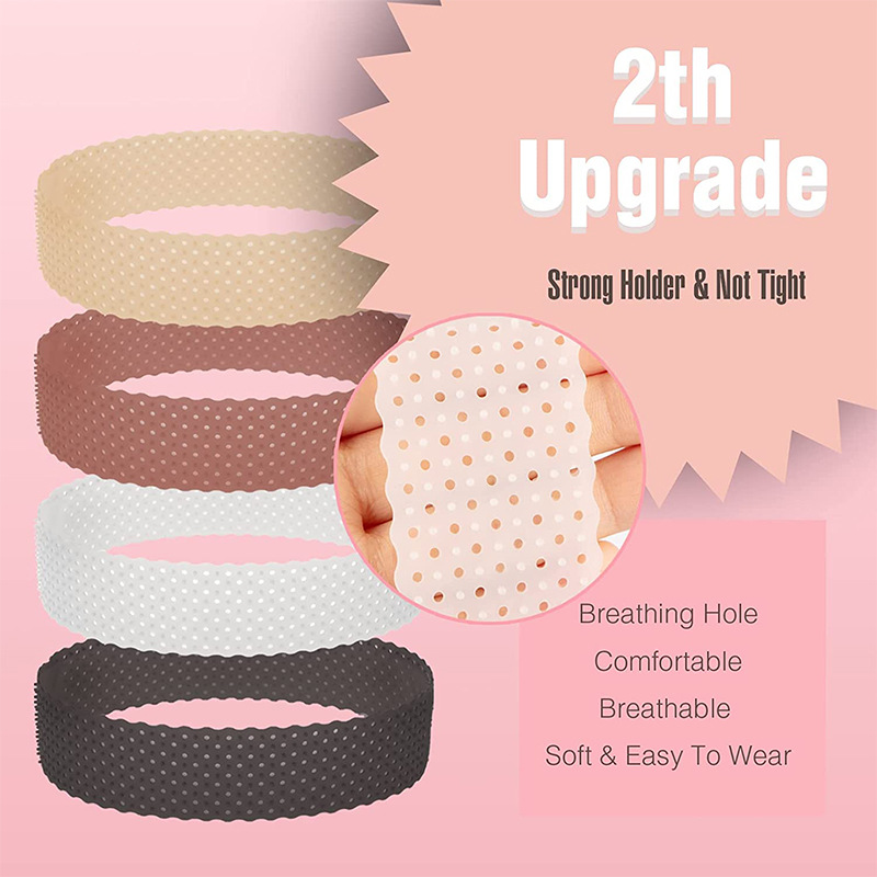 New Silicone Wig Hair Band Yoga Fitness Hair Band Anti-sweat Band Non-slip Tape Fixed Loosen Hair Band