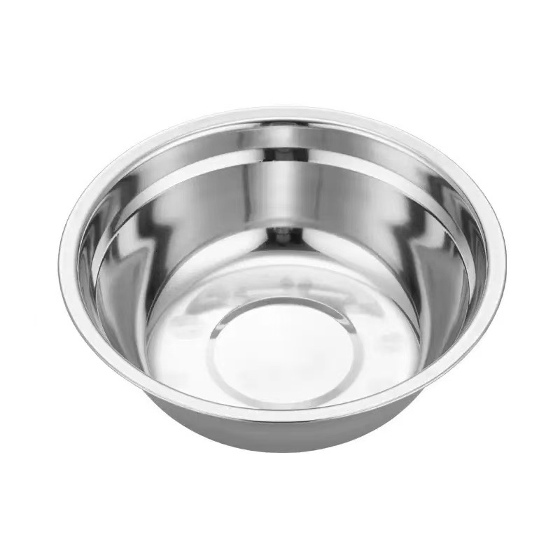 Thickened Non-Magnetic Multi-Purpose Basin Stainless Steel Basin Stainless Steel Soup Basin Bowl School Restaurant Canteen Household Small Basin Wholesale