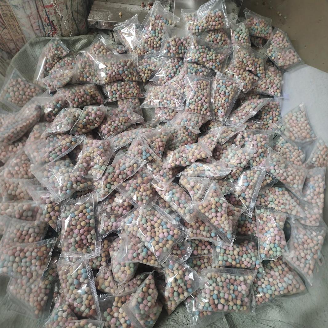 Поставка 100г маленького пакета цветных керамзитовых гранул для цветочной укладки, водо- и воздухонепроницаемый гидропонный цветочный керамзит