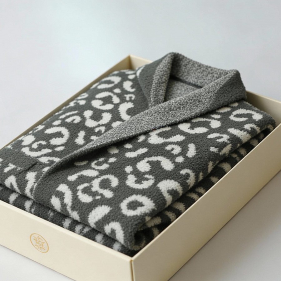 Half-Velvet Hooded Thin Coat, Home Pajamas, Lightweight and Comfortable, Custom-Made for Export