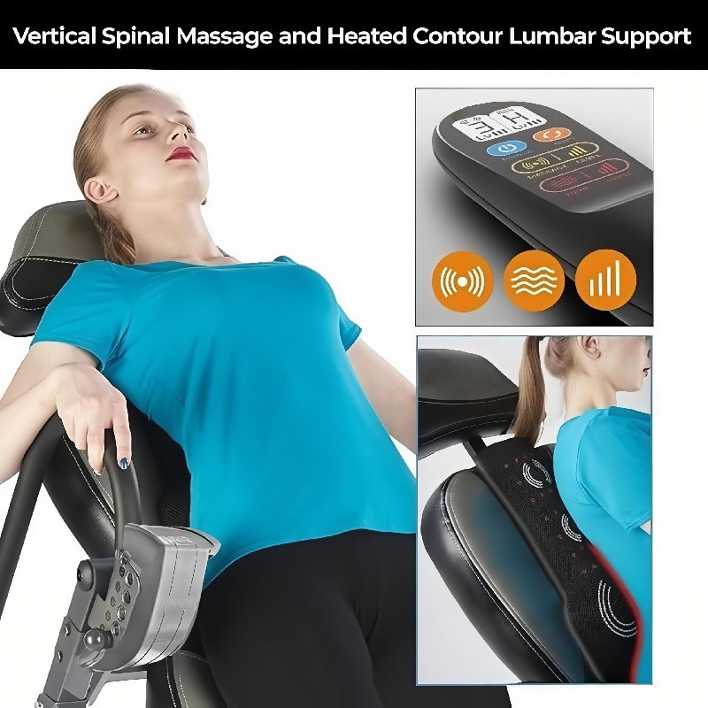 Inversion Machine Household Upside-Down Fitness Equipment Lumbar Stretching Traction Device Multi-Functional Upside-Down Auxiliary Artifact All-In-One Machine