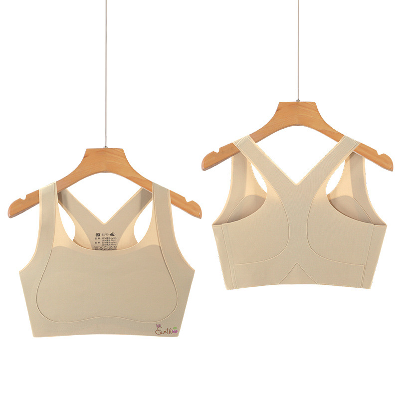 Girls' Intimates Development Period Primary School Students' First Stage Small Vest 10 Years Old and 12 Years Old Kidsren's Liquid Foundation Big Kidsren's Girl Bra