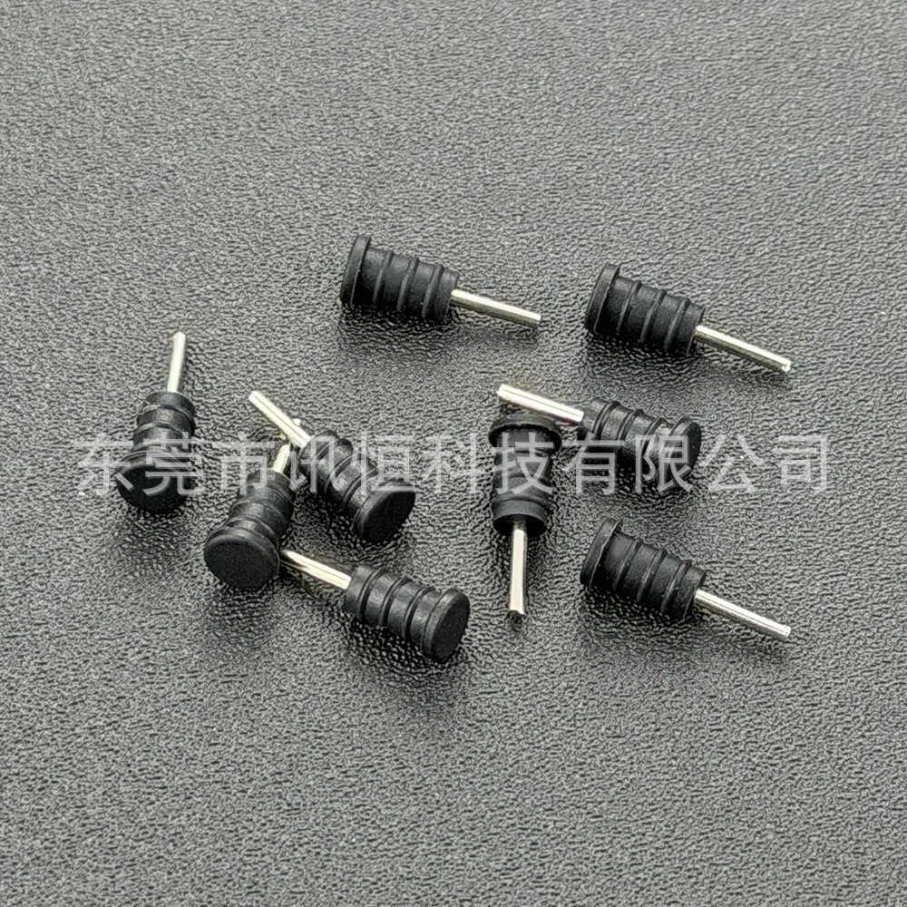 3.5mm Flat Headphone Jack Dust Plug Audio Rubber Plug Mobile Phone Headphone Jack Soft Rubber Plug Silicone Material