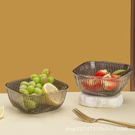 Store Opening Event Gifts Casual Gifts Smoke Gray Glass Bowl Set Salad Bowl Dessert Bowl Tableware