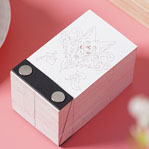 3D Paper Sculpture Jiulingshi Stereo Sticky Notes, Chinese-Style Artwork, High-Value Desk Calendar, Sticky Notes, Hand-Tearable Cute Ornaments