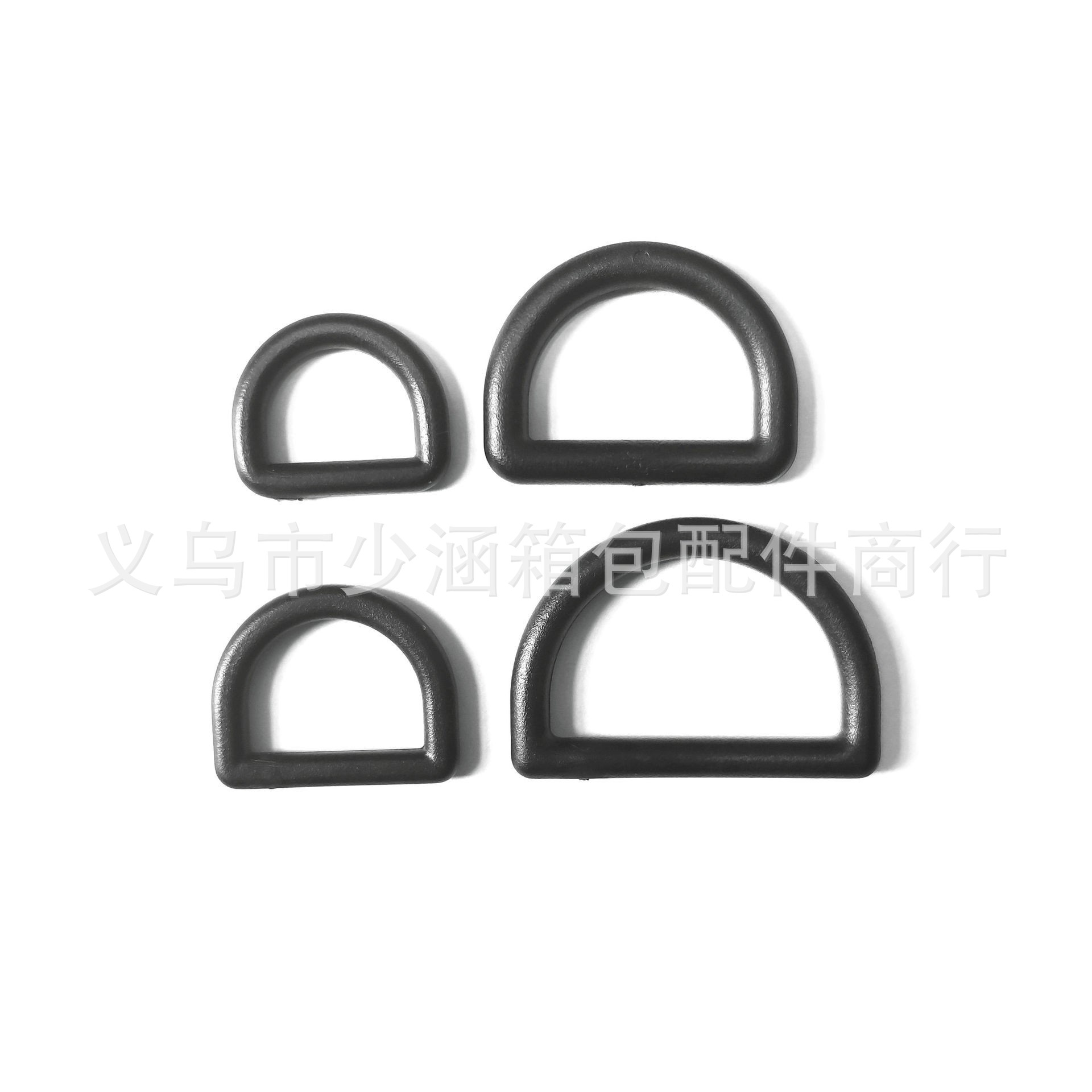 Manufacturer 13mm-51mm plastic schoolbag luggage accessories backpack strap linear D-ring hook connection D Buckle supply