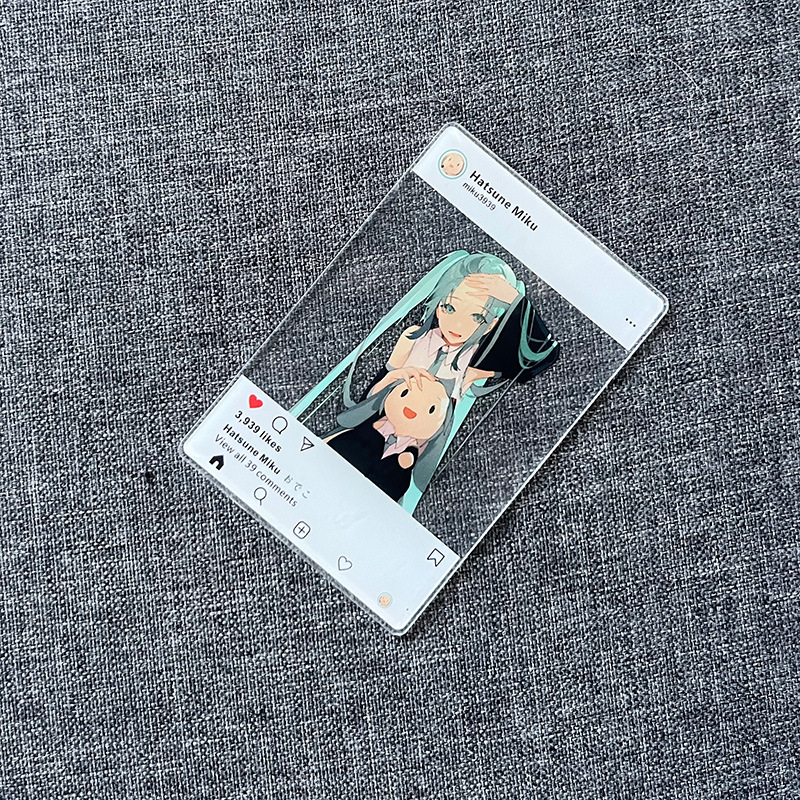 Pet Transparent Card Animation Pvc Transparent Card Customization Star Transparent Card Custom Game Transparent Card Acrylic Transparent Card