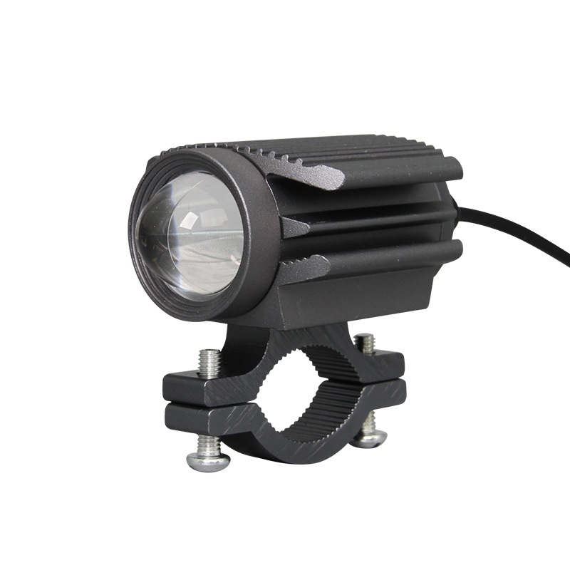 Motorcycle spotlight headlight aircraft Cobra far and near light two-color lens electric light flashing motorcycle light