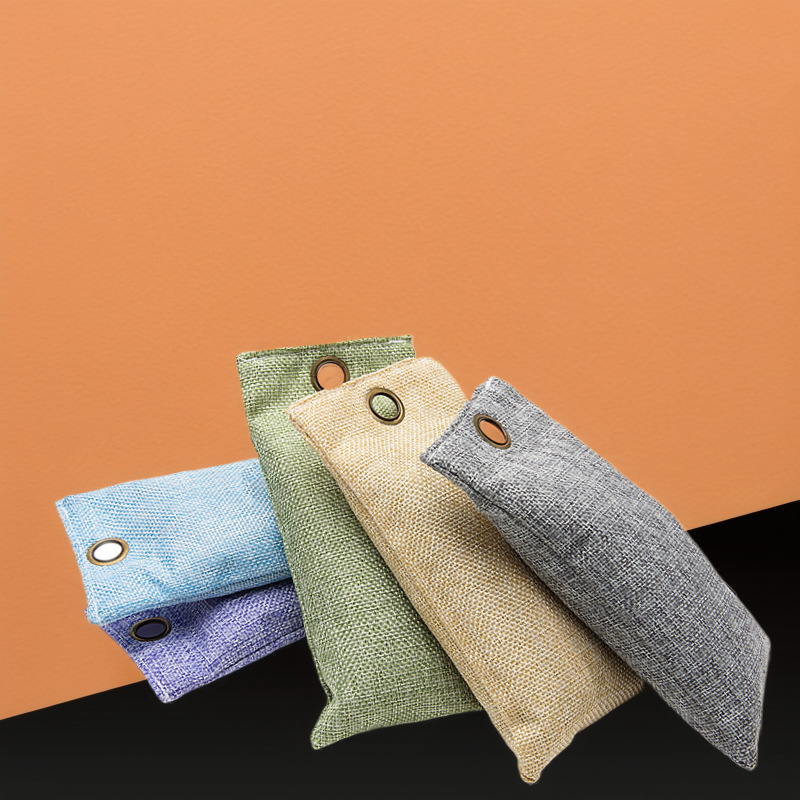 Кастомизированная сумка из бамбукового угля, дезодорирующий элемент для обуви, поглощение влаги, дезодорирующая сумка для дома