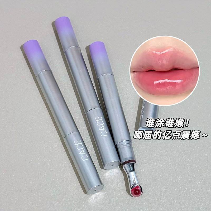 Cace Crystal Clear Dudu Lip Gloss Glass Mirror Moisturizing Clear Easy to Color Daily Lip Gloss Lip Gloss Wholesale