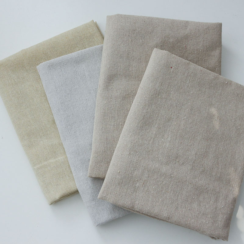 Linen Fabric Pure Color Imitation Linen Cotton and Linen Retro Jewelry Gumei Photo Props Background Cloth Photography Decorative Tablecloth