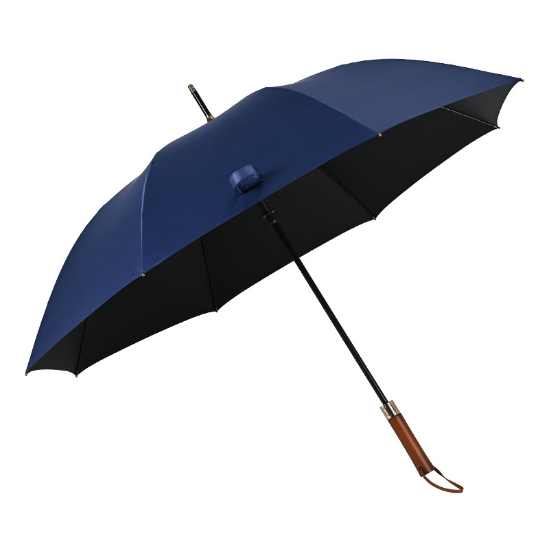 Golf Umbrella Automatic Long Handle Men's Business 27inch Umbrella Rainproof Wind-Resistant Sunny Umbrella Logo Straight Umbrella