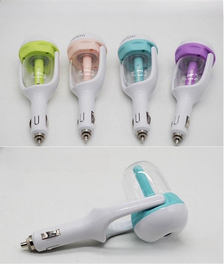 Creative Car Aromatherapy Humidifier Mini Purifying Air Humidifier Car Charger Special Humidifier