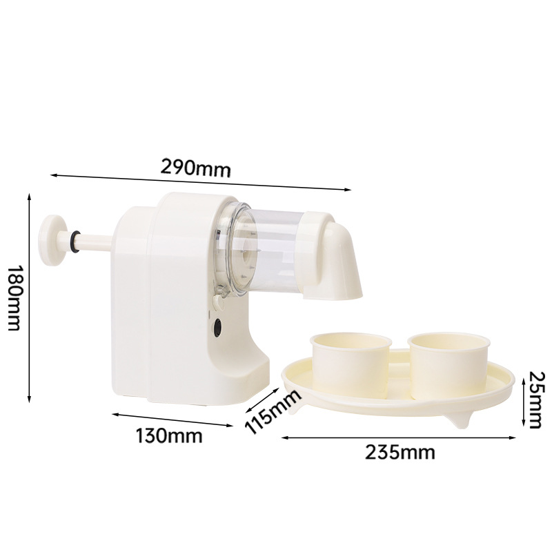 Household small ice crusher wireless portable electric ice shaver homemade cotton ice milkshake ice cream sand ice artifact