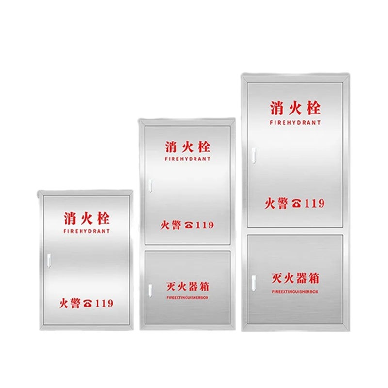 Fire Box Stainless Steel Box Indoor Fire Hydrant Box 304 Stainless Steel Fire Box Stainless Steel Fire Hydrant Box Factory