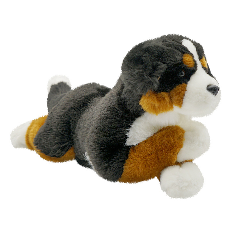 Simulation Dog Plush Toy Cute Burne Hill Australian Dog Doll Children's Soothing Doll Durbin Doll