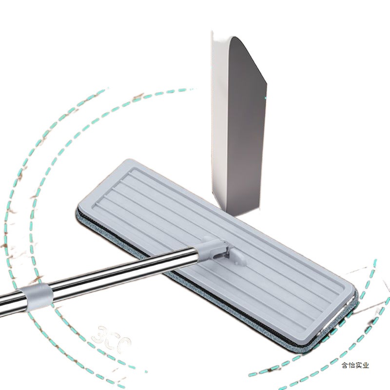 Scratch-Free Mop, Hand-Washable, Wet and Dry, Lazy Mop, One-Drag Clean, Dry and Wet Separation Bucket, Household Mop, Others