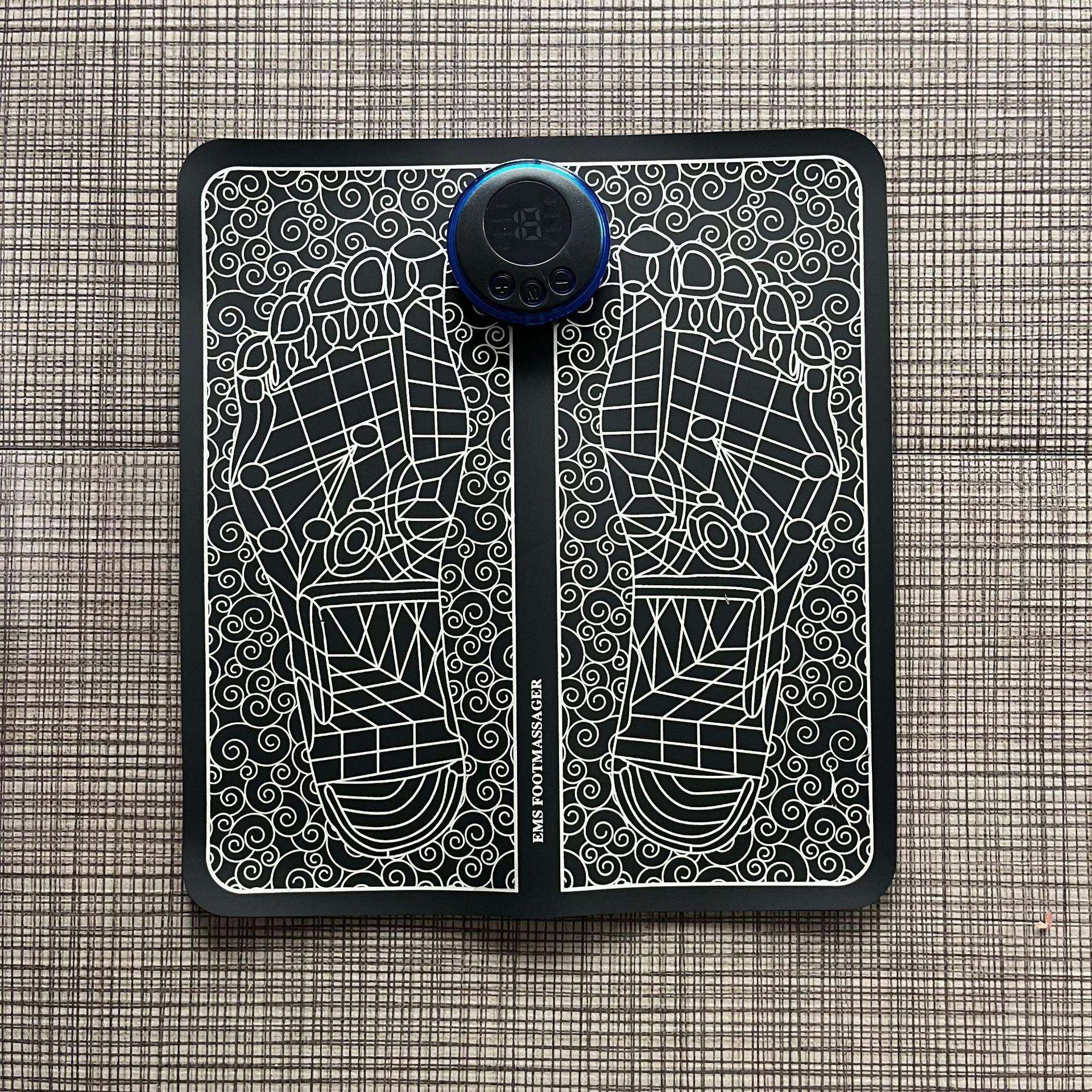 Portable Pulse Foot Massager EMS Foot Massage Mat Massager Foot Therapy Machine Bottom Plantar Massage Mat