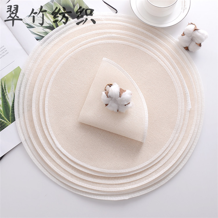 Factory price wholesale kitchen sizing steamer cloth round cotton cage drawer cloth non-stick steamed bread encrypted steamed bun gauze